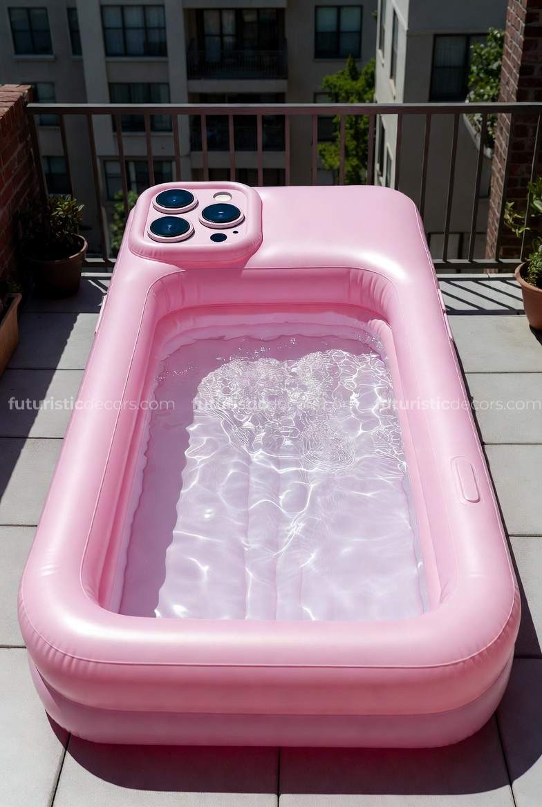 iPhone Shaped Pools