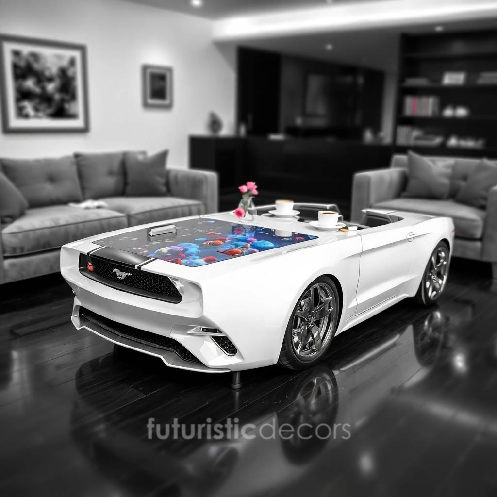 Mustang Aquarium Coffee Table