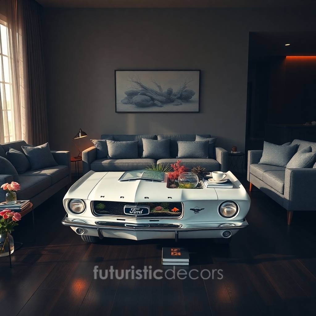 Mustang Aquarium Coffee Table