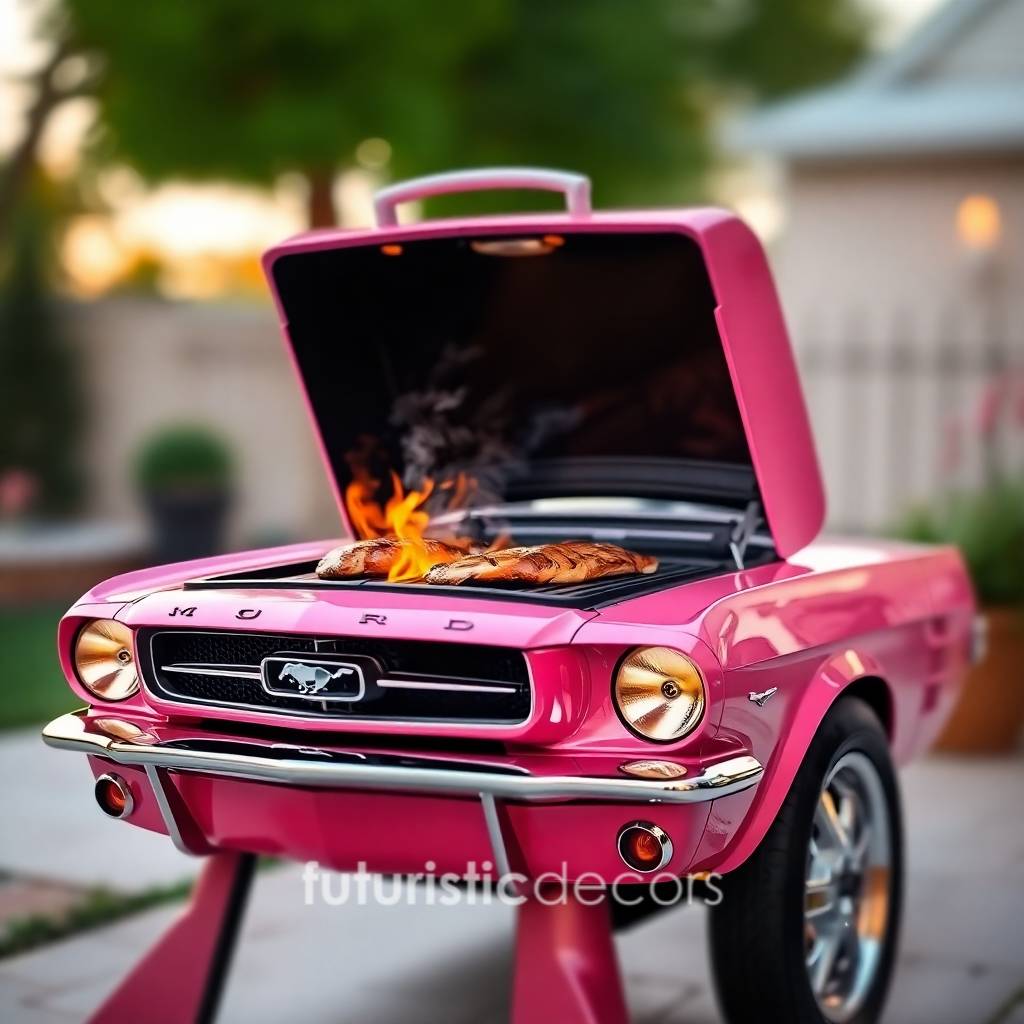 Mustang Inspired BBQ Grill