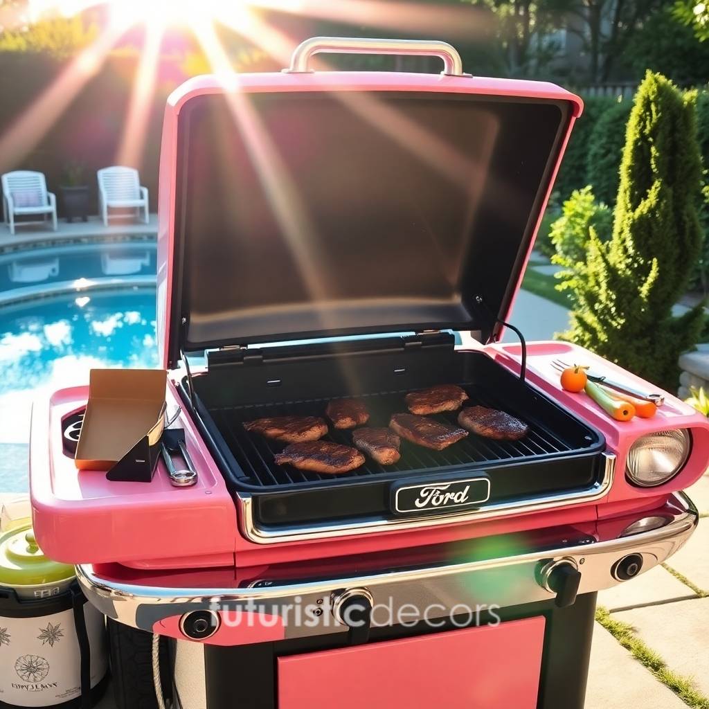 Mustang Inspired BBQ Grill