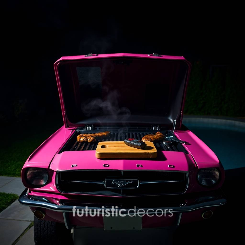 Mustang Inspired BBQ Grill