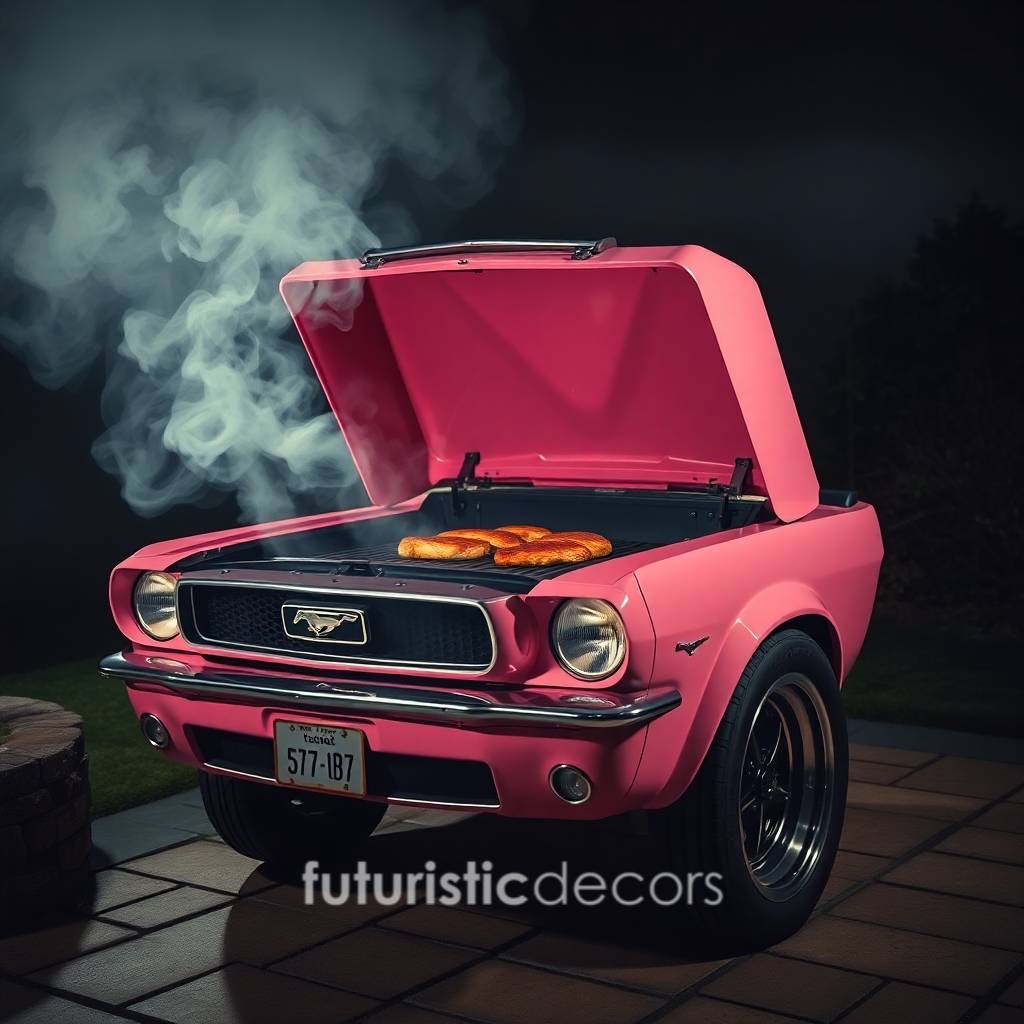 Mustang Inspired BBQ Grill