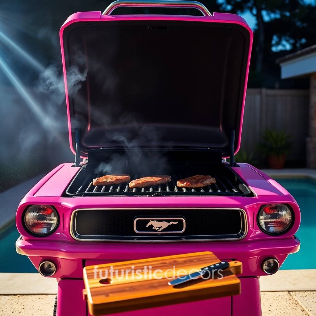 Mustang Inspired BBQ Grill