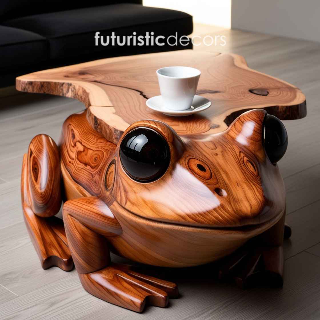 Wooden Frog Coffee Table