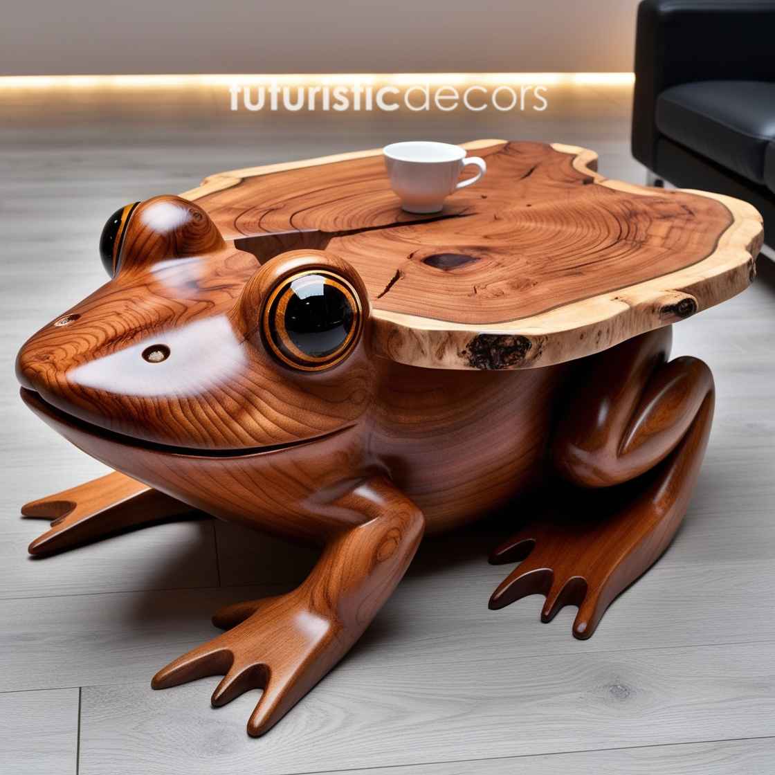 Wooden Frog Coffee Table