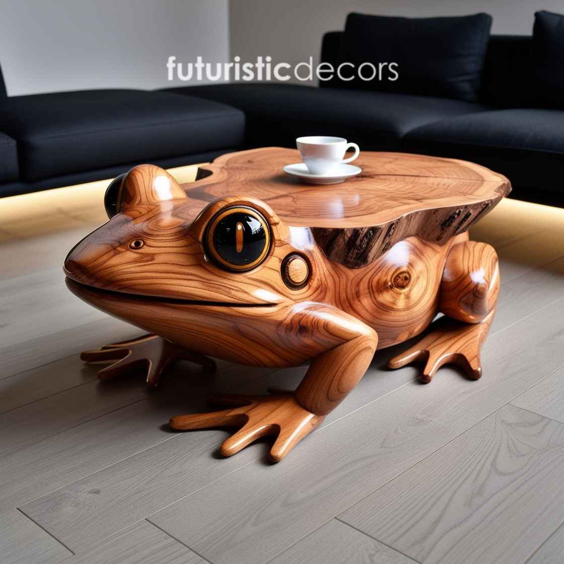 Wooden Frog Coffee Table