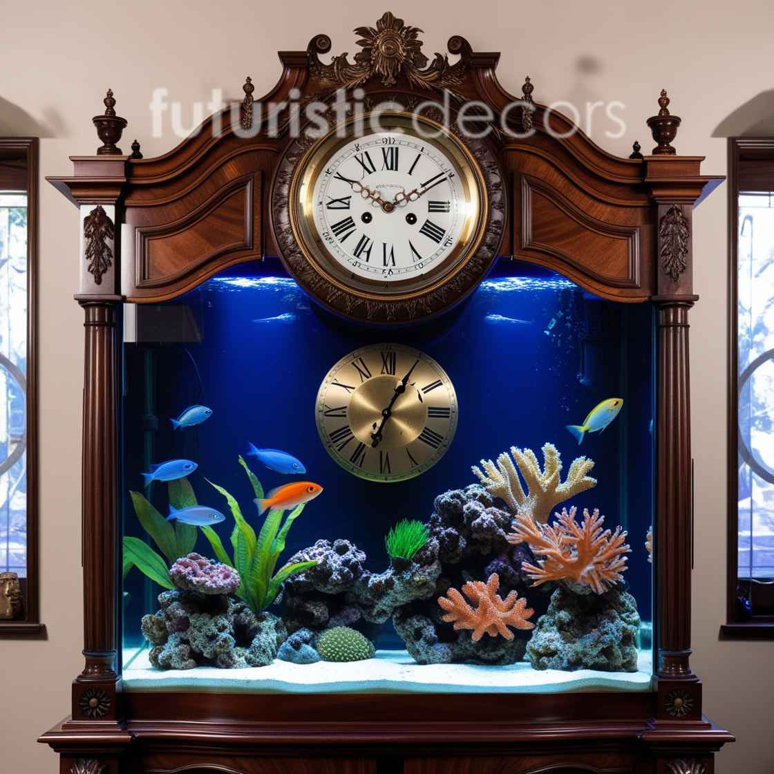 Grandfather Clock Aquarium