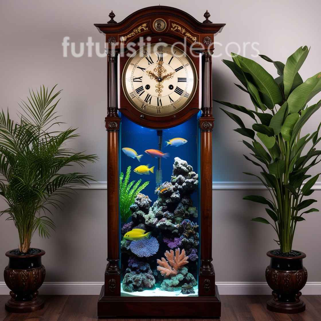 Grandfather Clock Aquarium