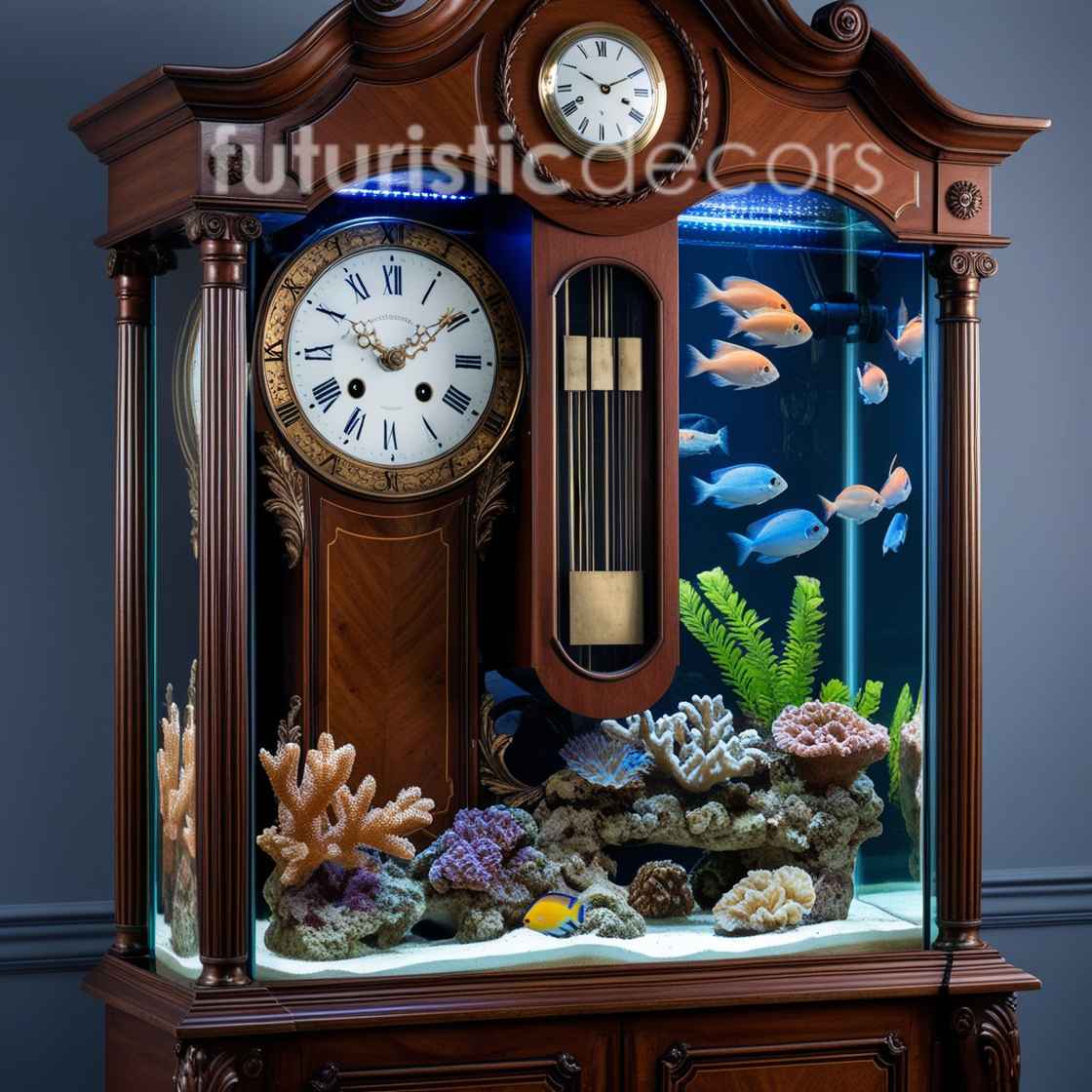 Grandfather Clock Aquarium