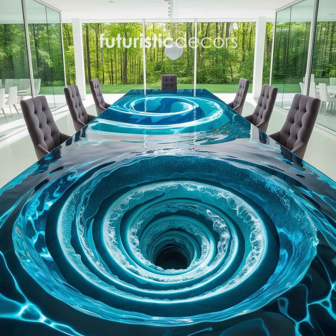 Water Vortex Dining Tables