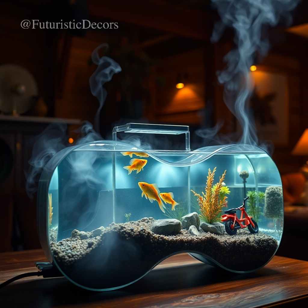 Gorgeous guitar aquarium