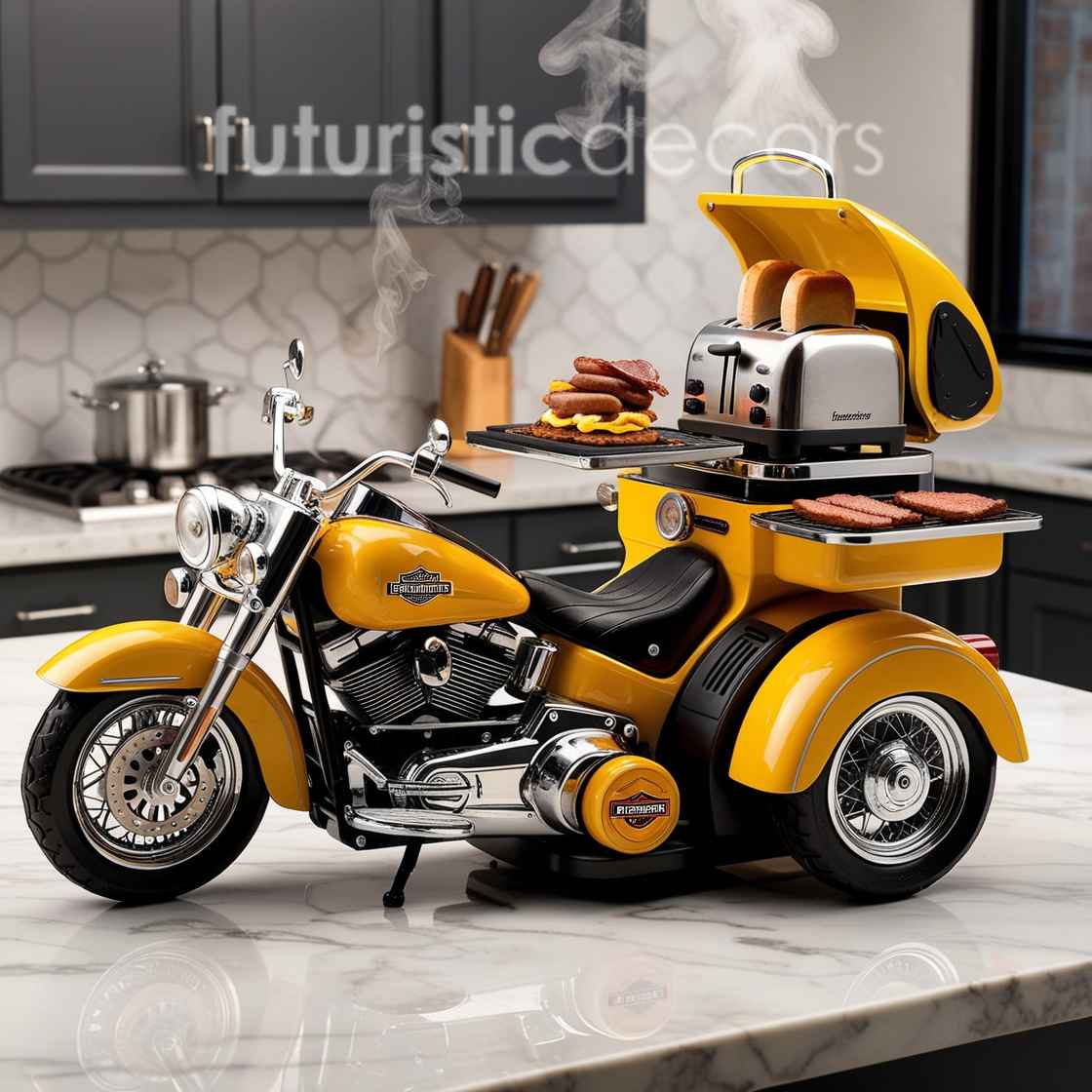 a Harley Breakfast Station