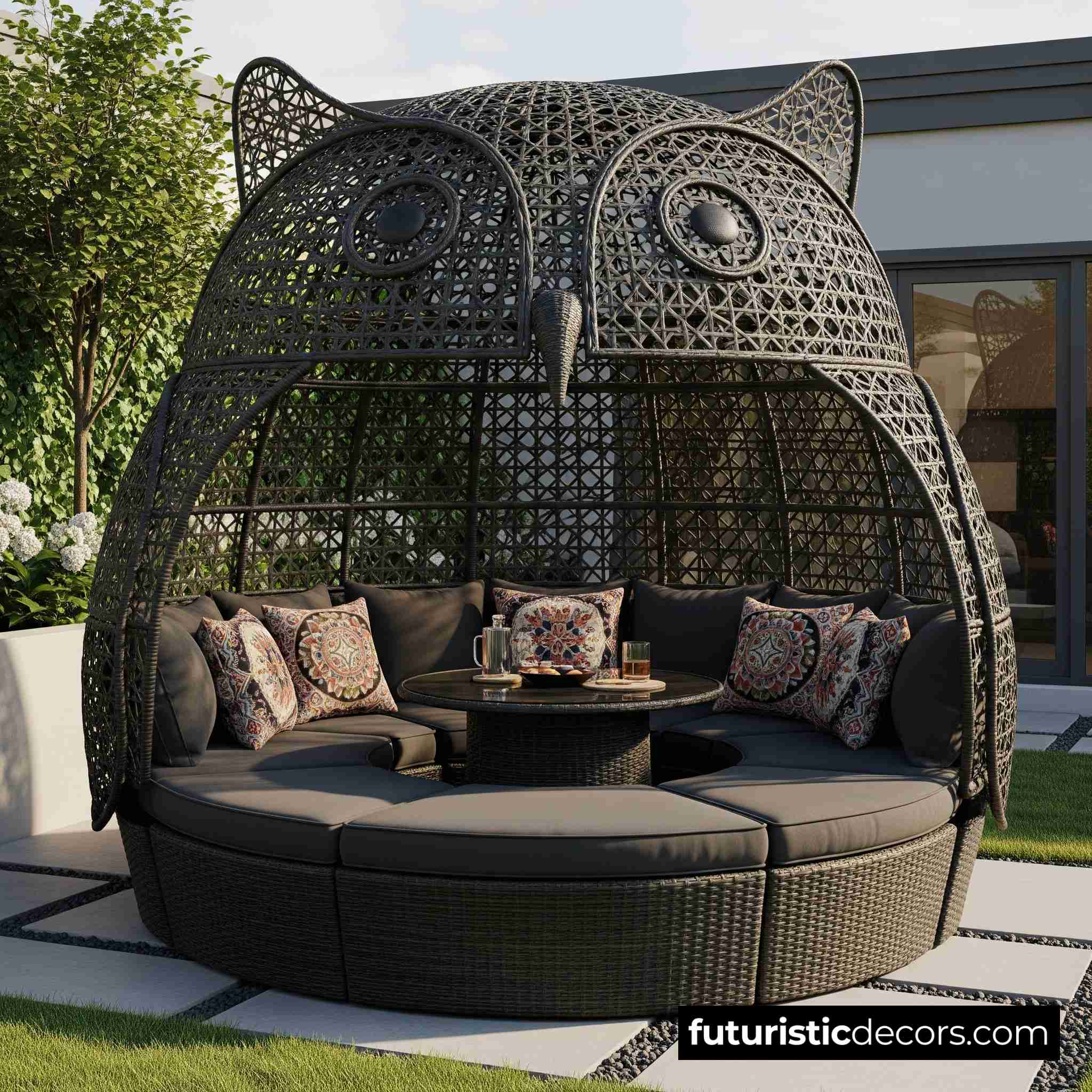 Rattan Owl Patio Sets
