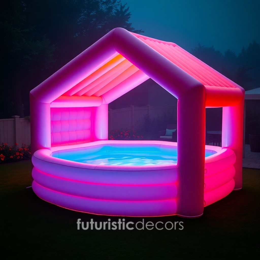 Inflatable House Shaped Pool