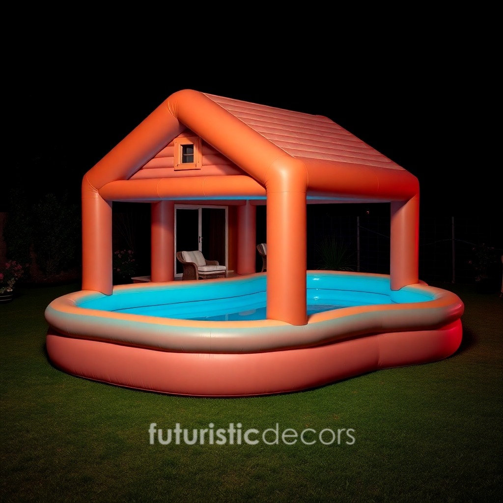 Inflatable House Shaped Pool