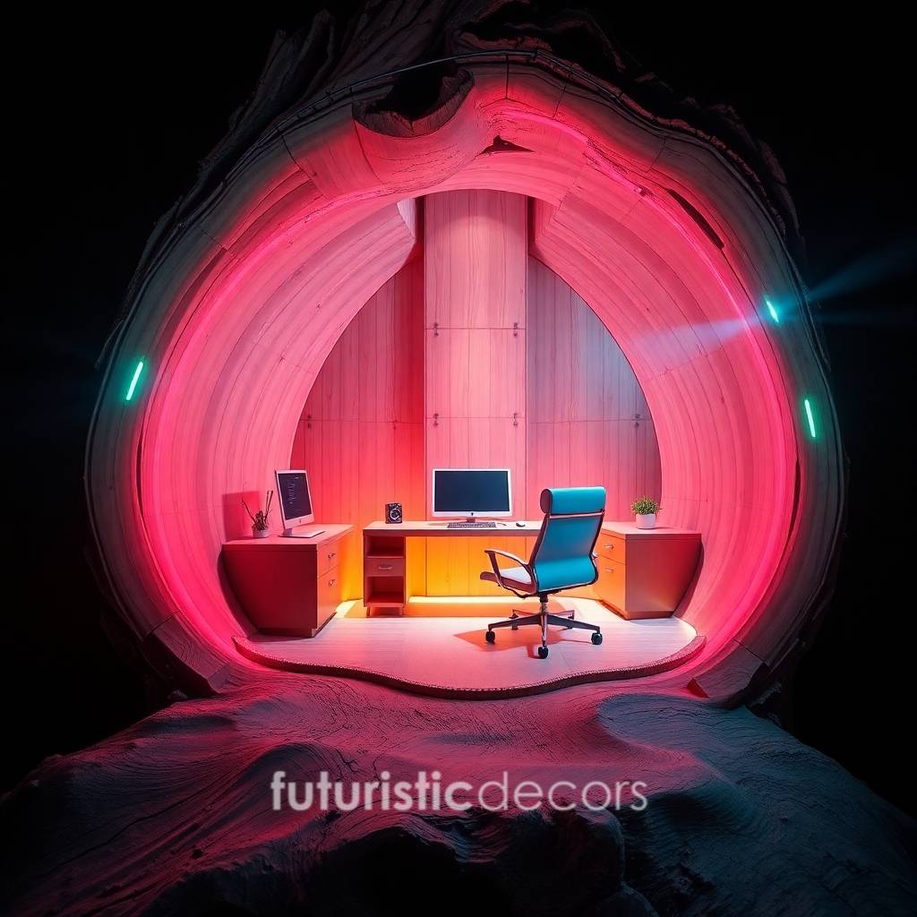 Tree Trunk Office Pods