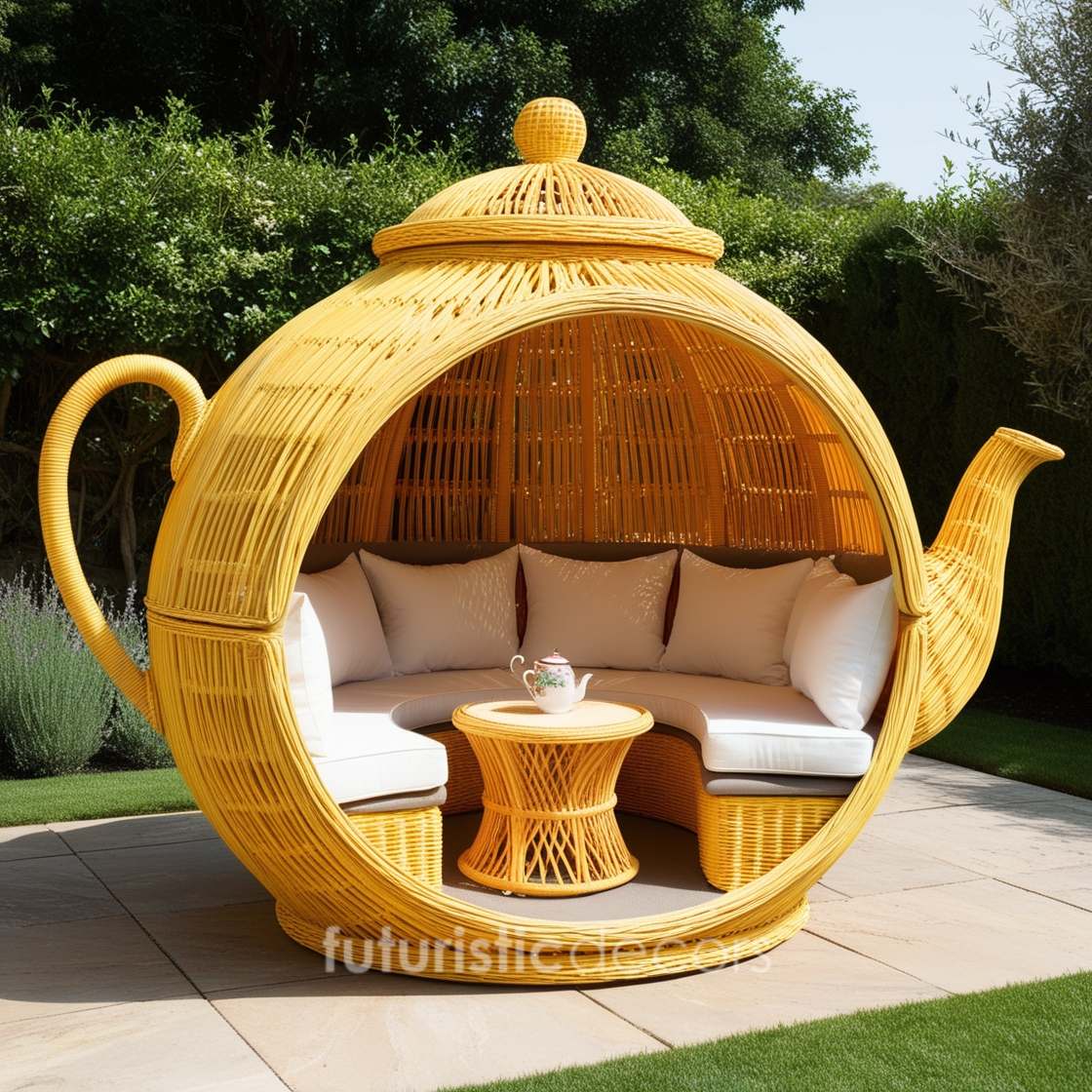 Teapot Garden Lounger Dens