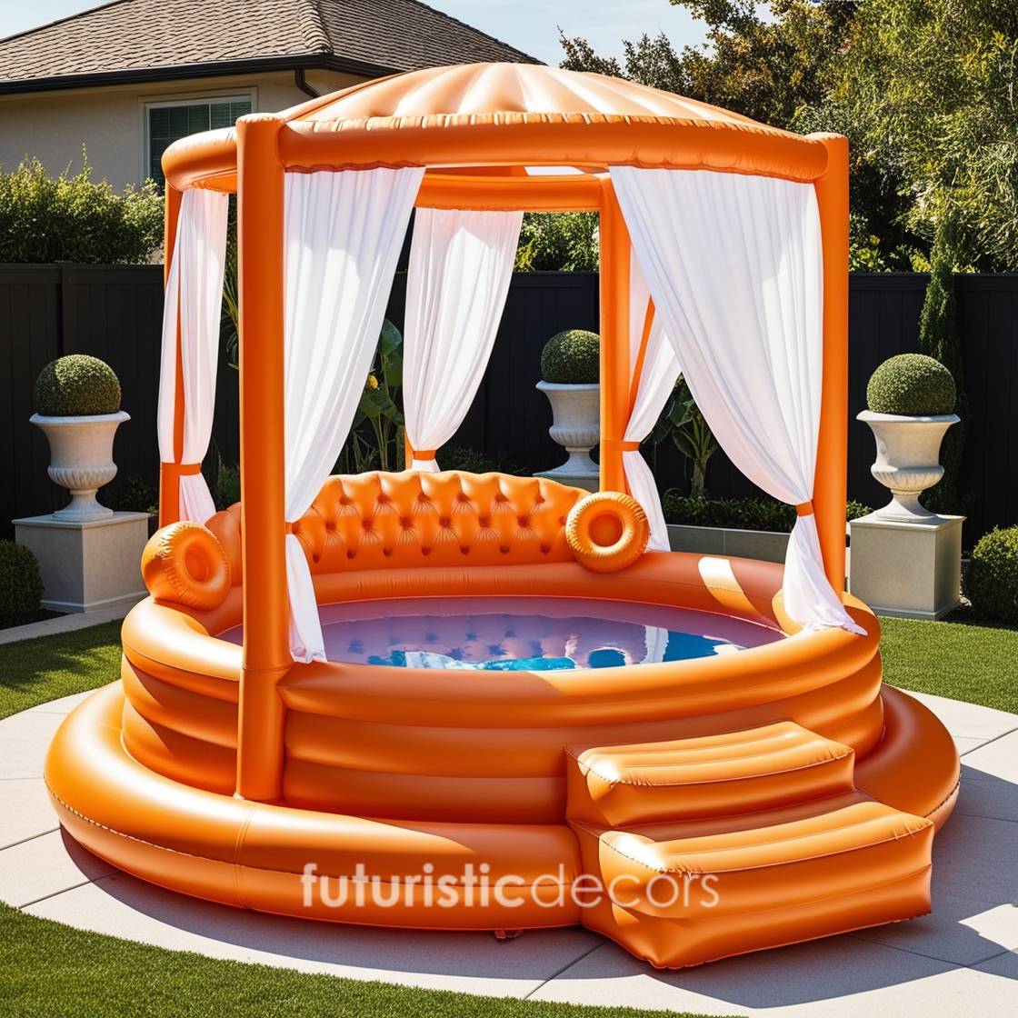 Inflatable Bed Pools