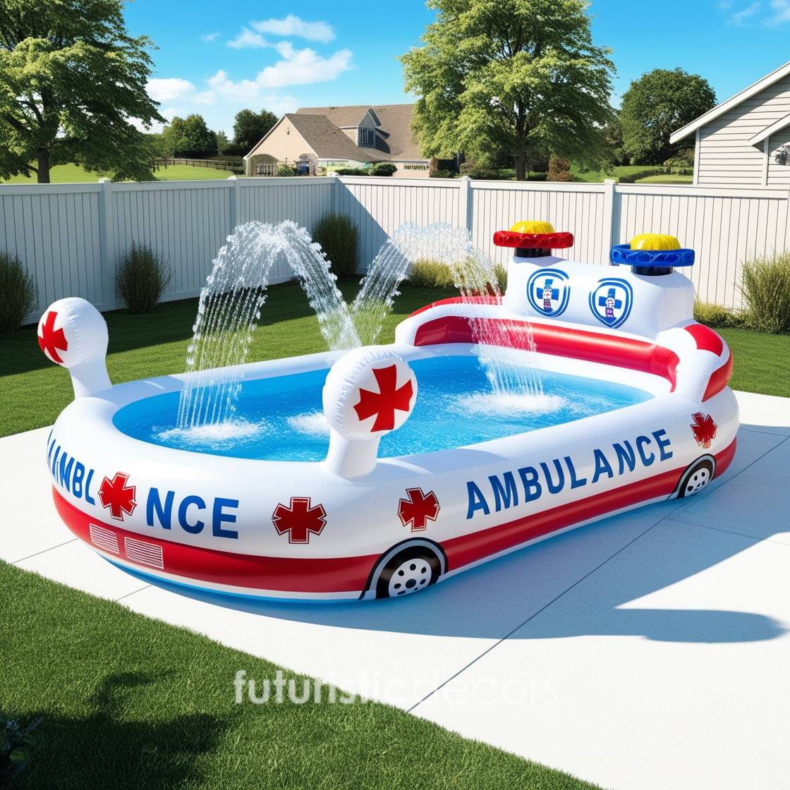 Inflatable Emergency Vehicle Pools