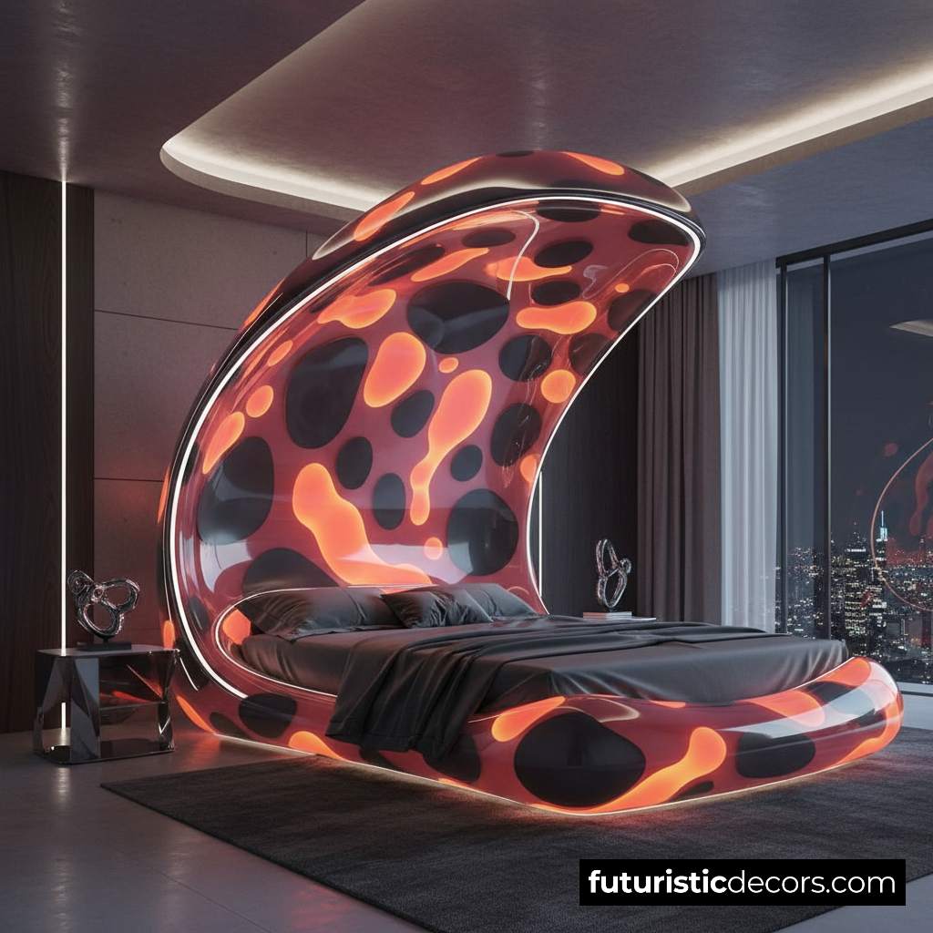lava lamp bed