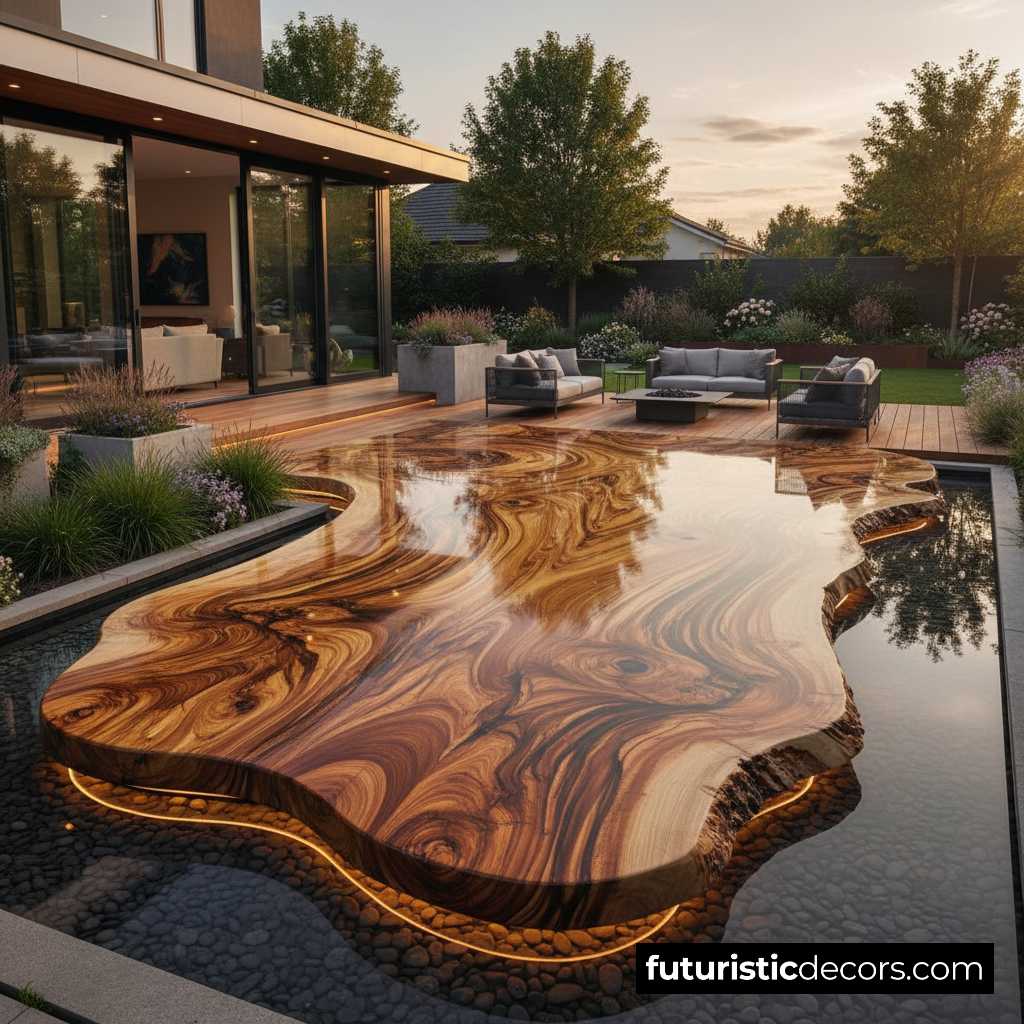 Live Edge Patio Flooring