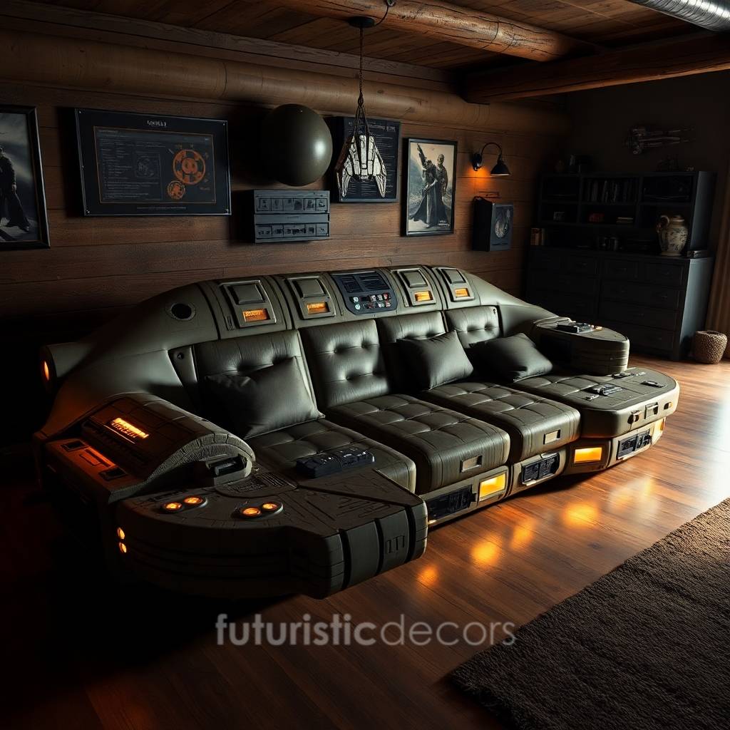 Millennium Falcon Sofa