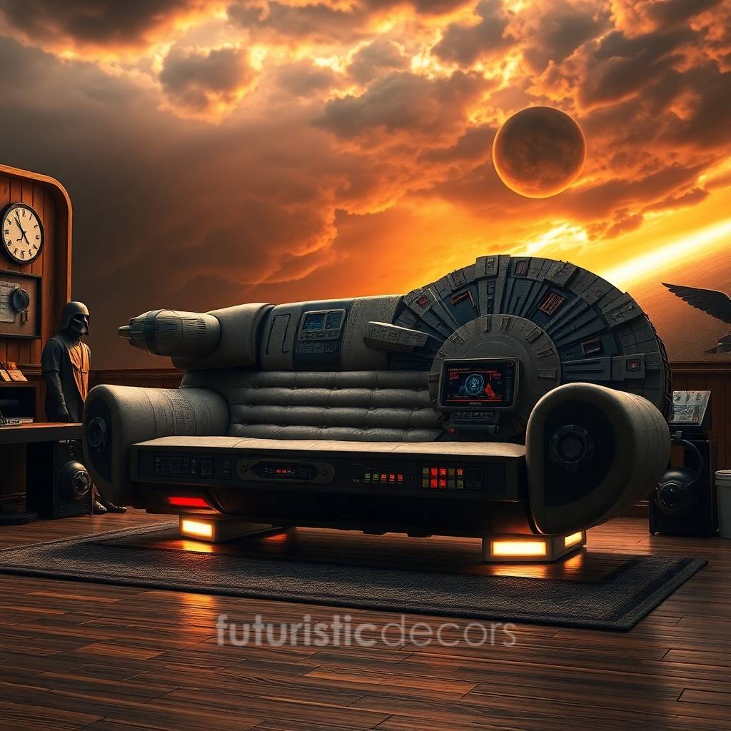 Millennium Falcon Sofa