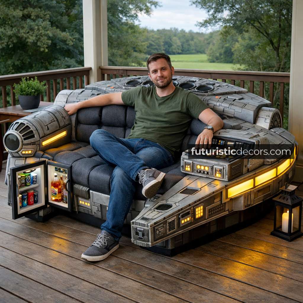 Millennium Falcon sofas