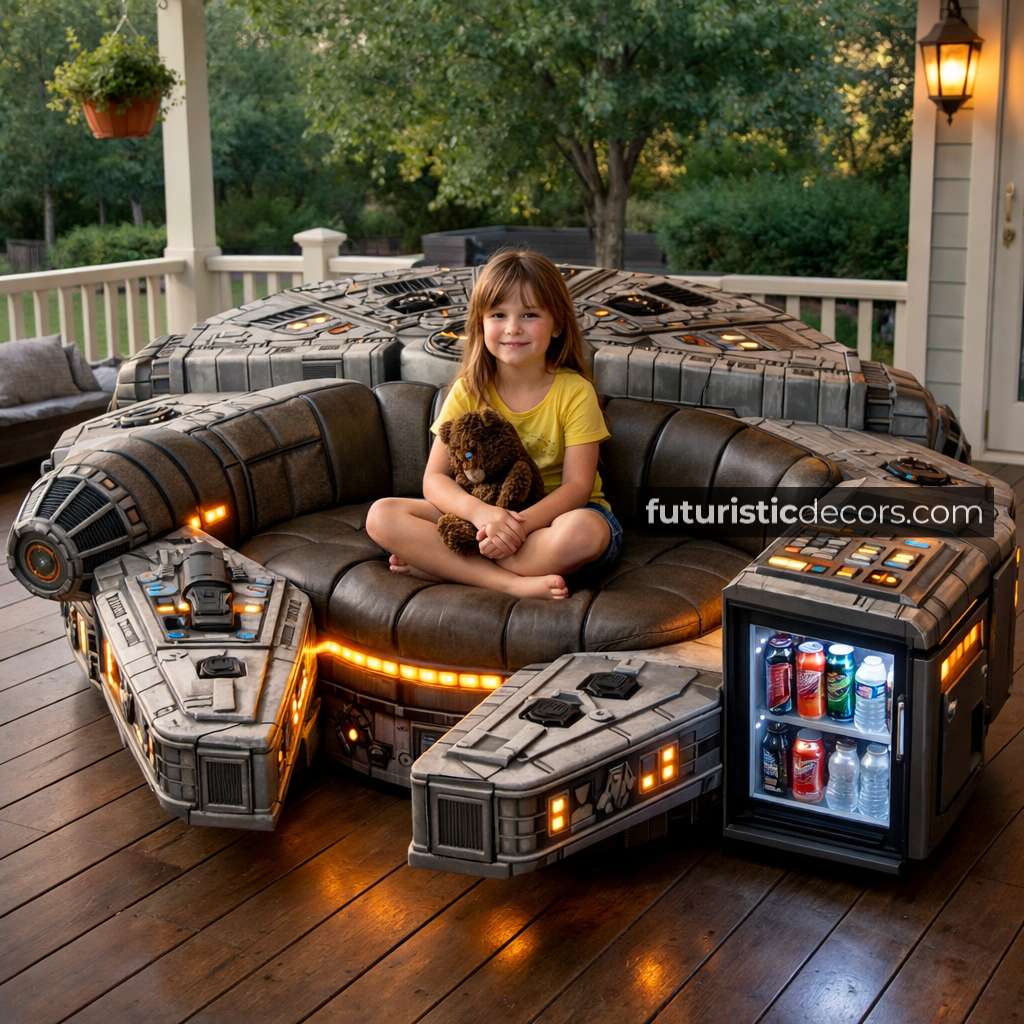Millennium Falcon sofas