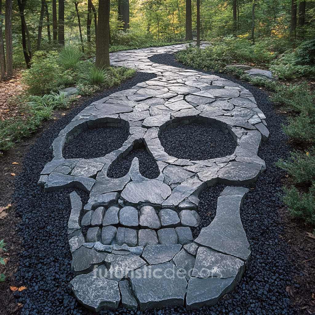 Skull-Designed Pathway