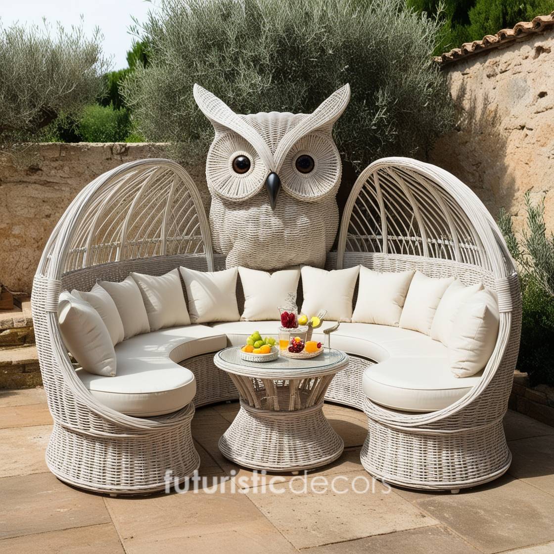 Rattan Owl Patio Sets