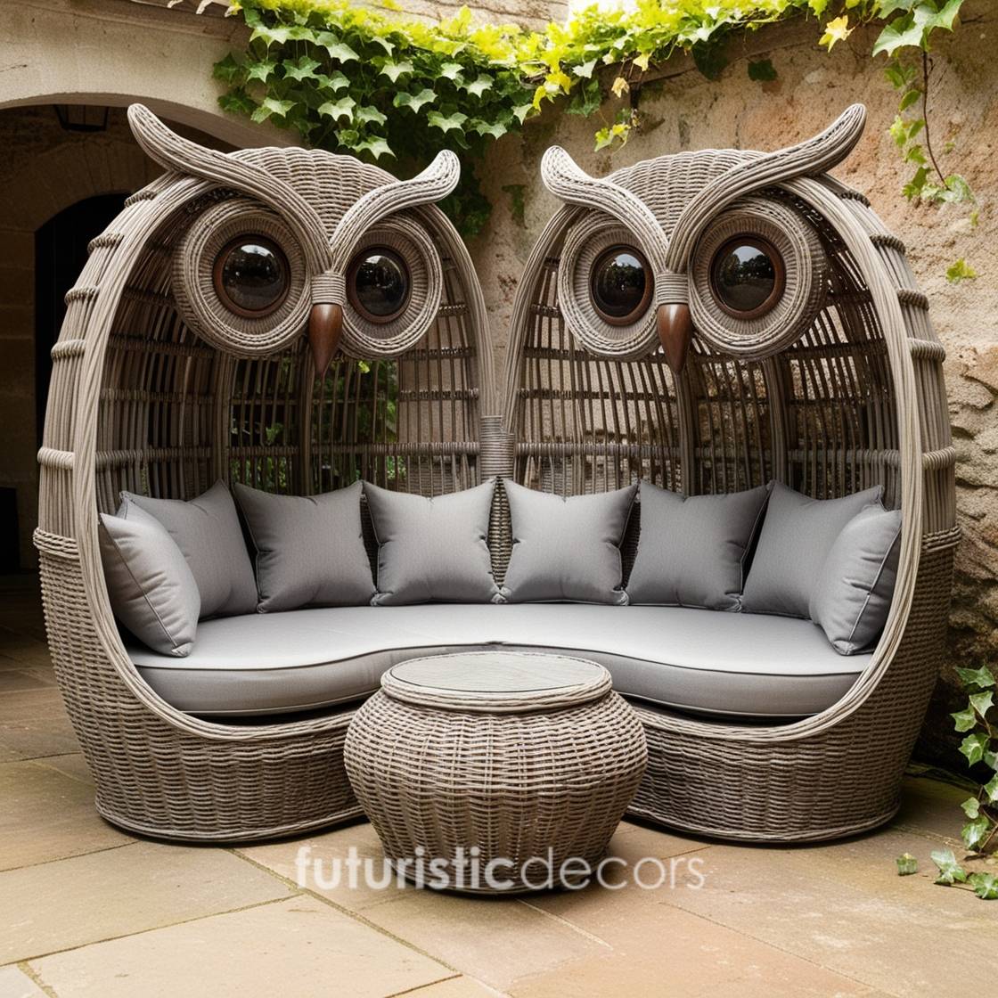 Rattan Owl Patio Sets