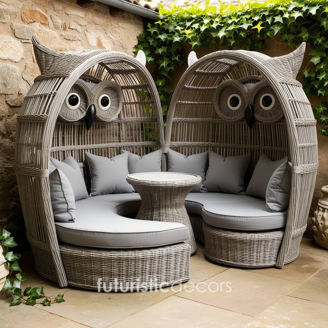 Rattan Owl Patio Sets