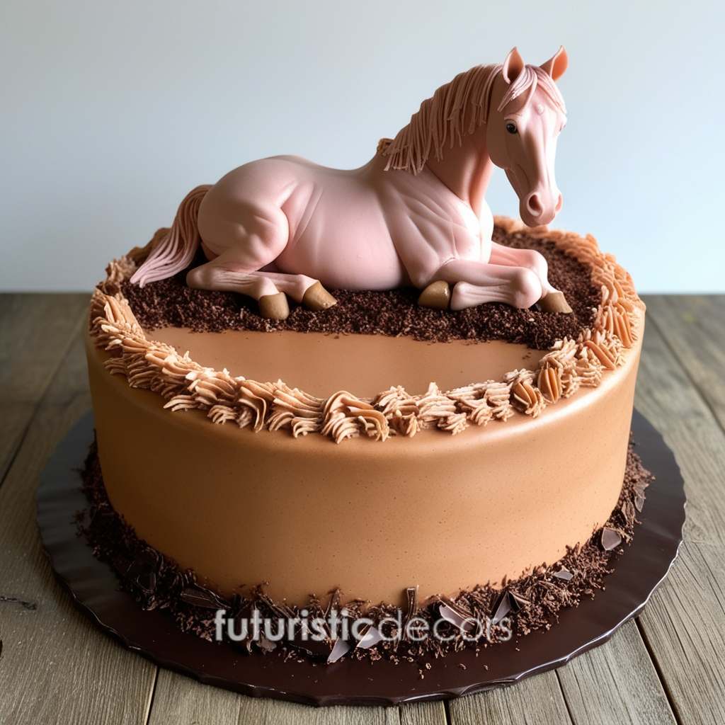 Stunning Horse Birthday Cake