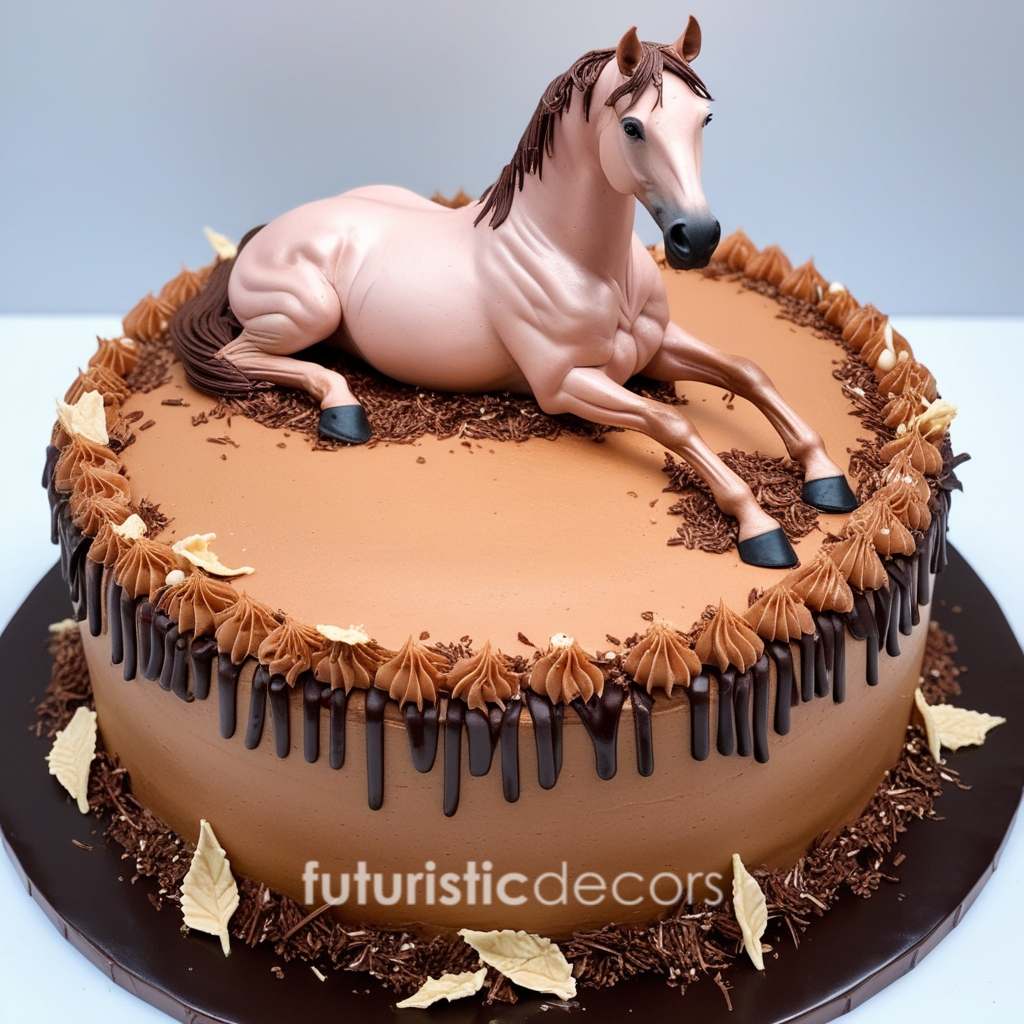 Stunning Horse Birthday Cake