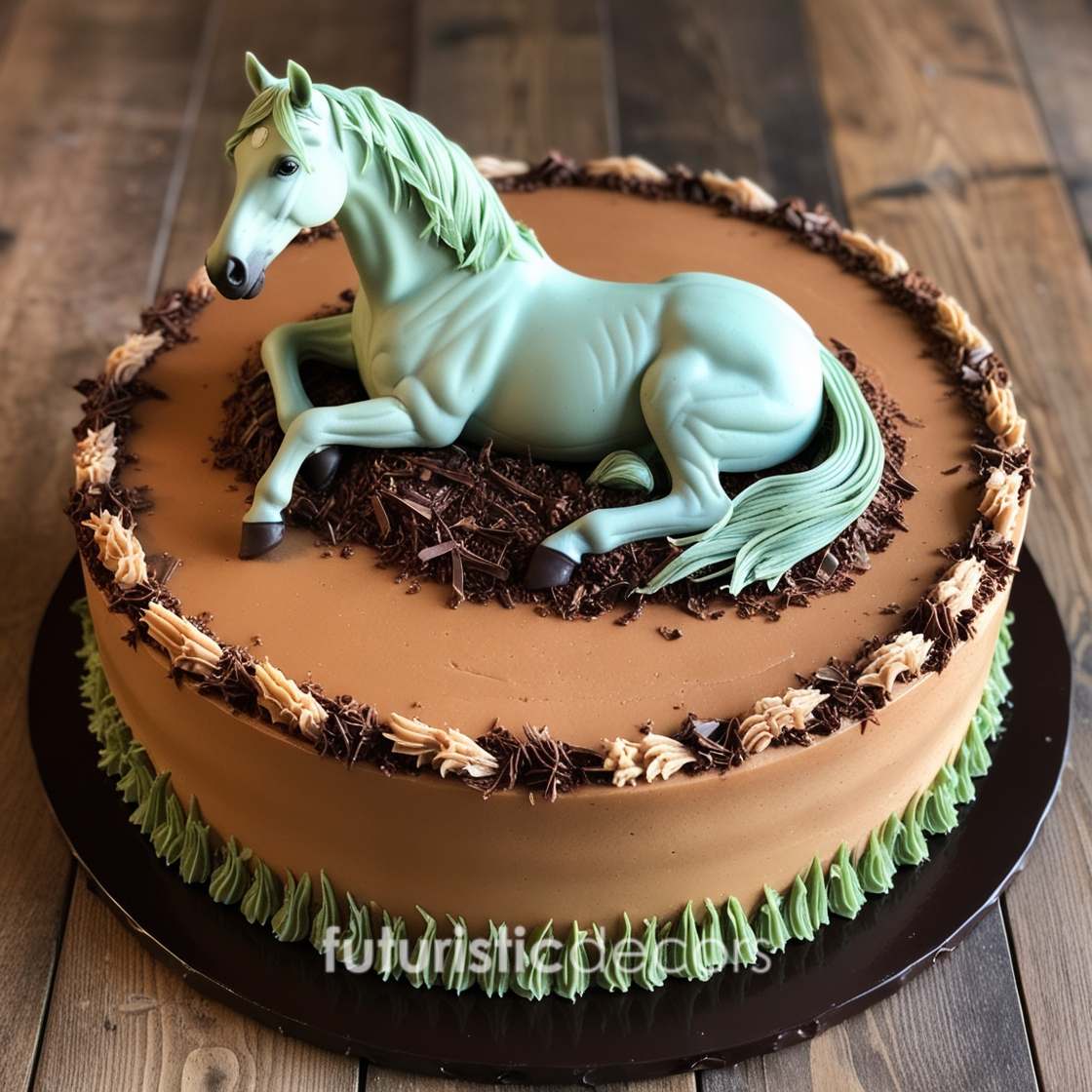 Stunning Horse Birthday Cake