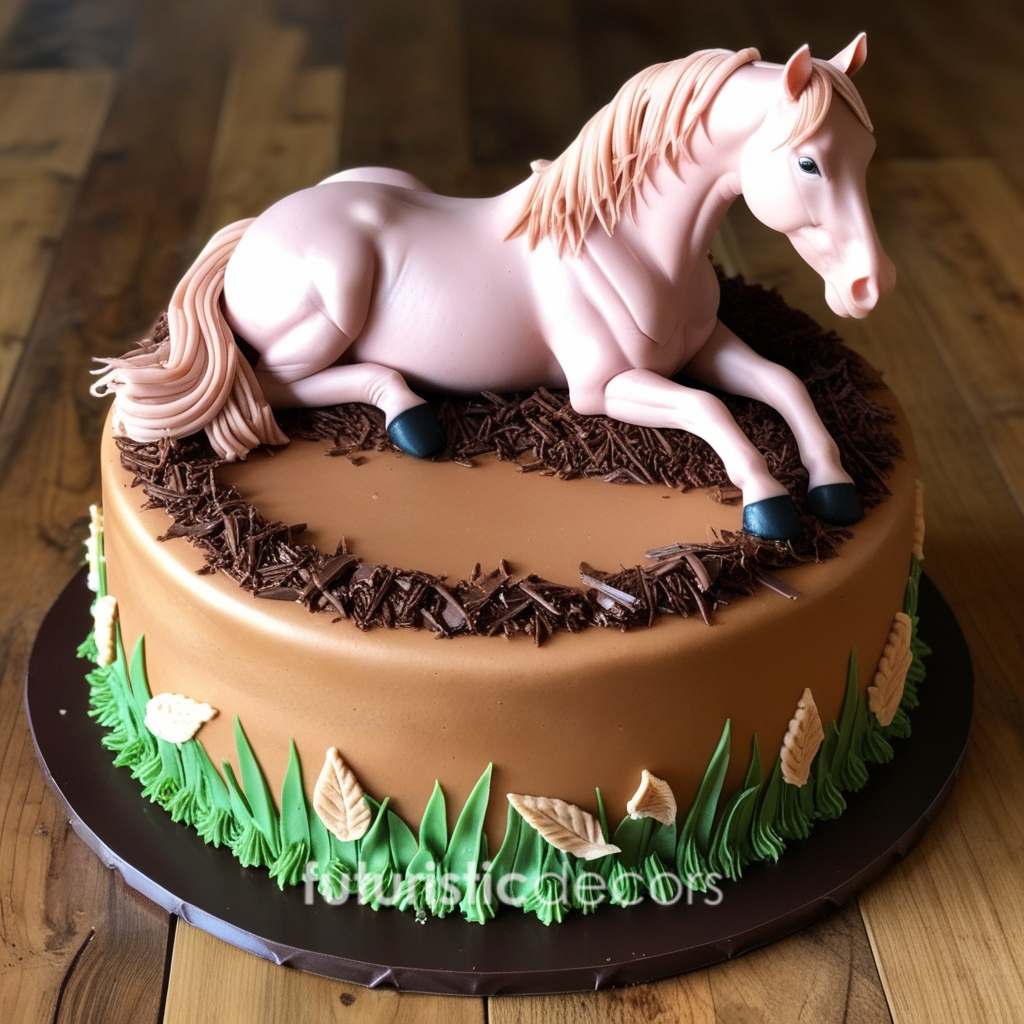 Stunning Horse Birthday Cake