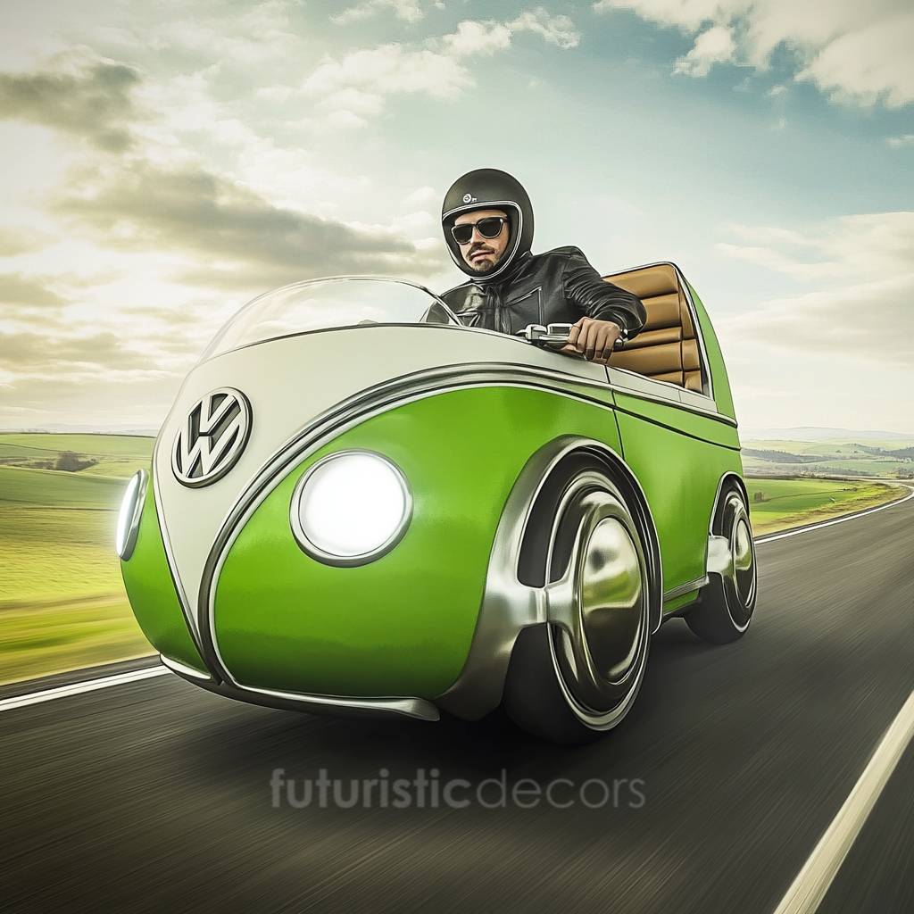 Volkswagen Hippy Bus Motorcycle