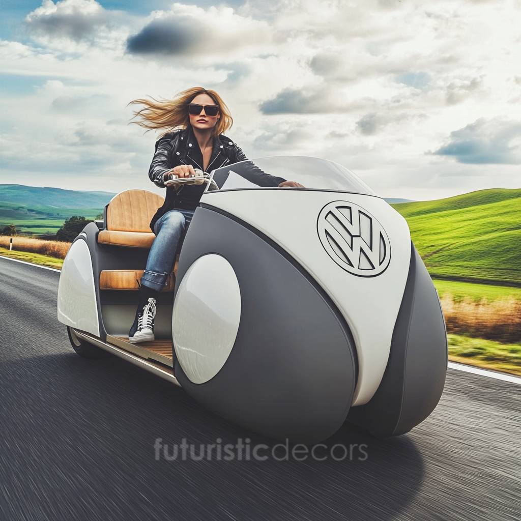 Volkswagen Hippy Bus Motorcycle