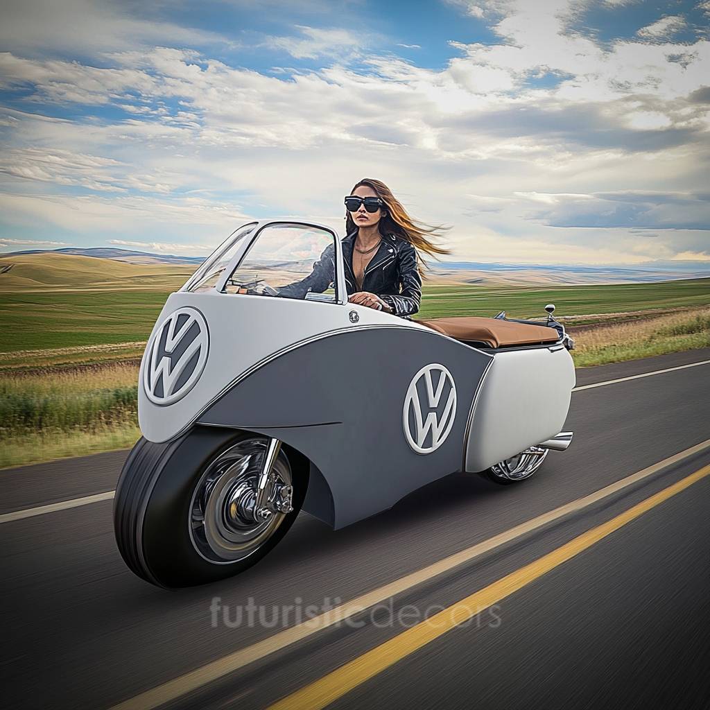 Volkswagen Hippy Bus Motorcycle