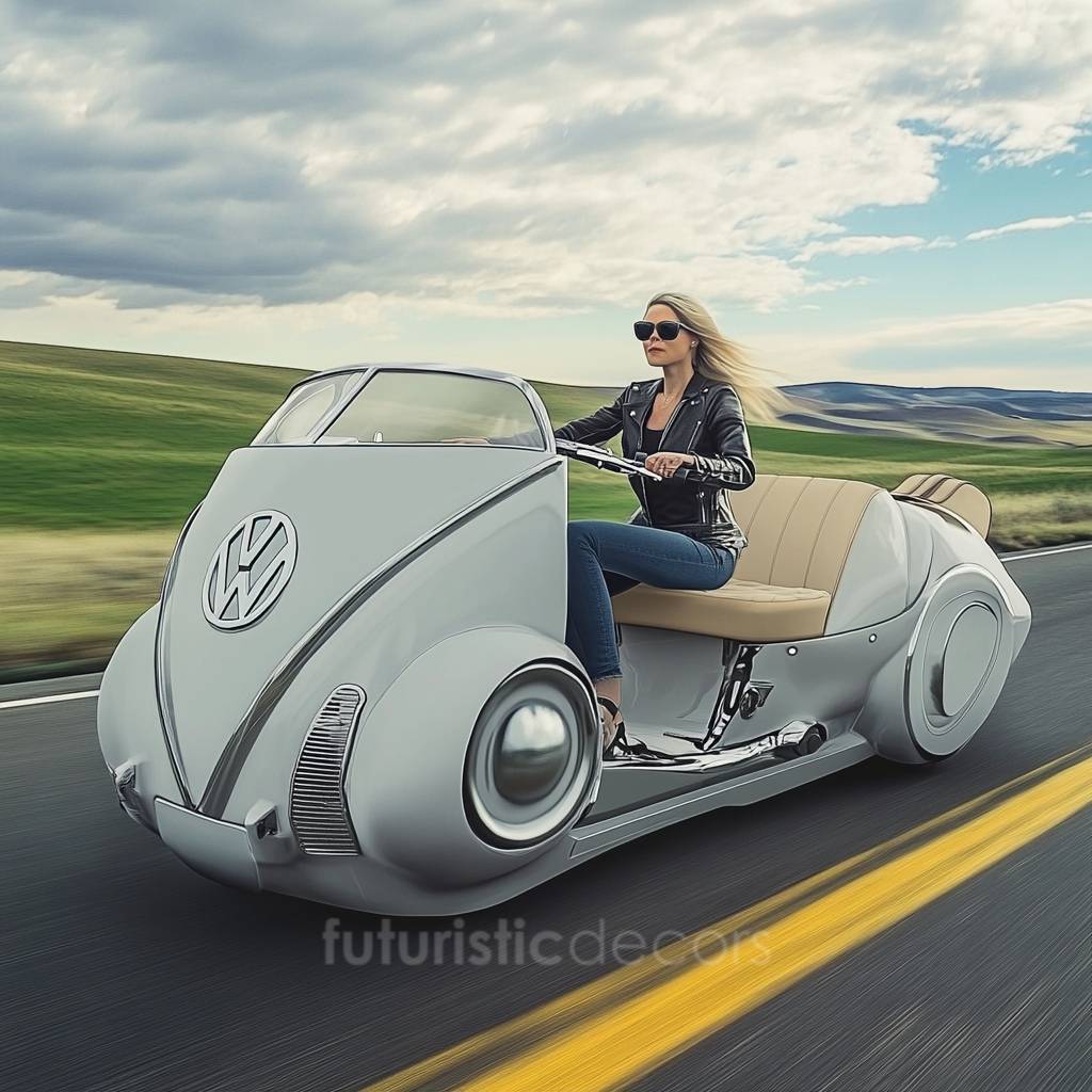 Volkswagen Hippy Bus Motorcycle