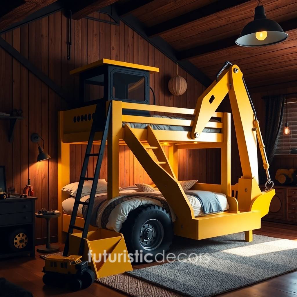 Heavy Equipment Bunk Bed