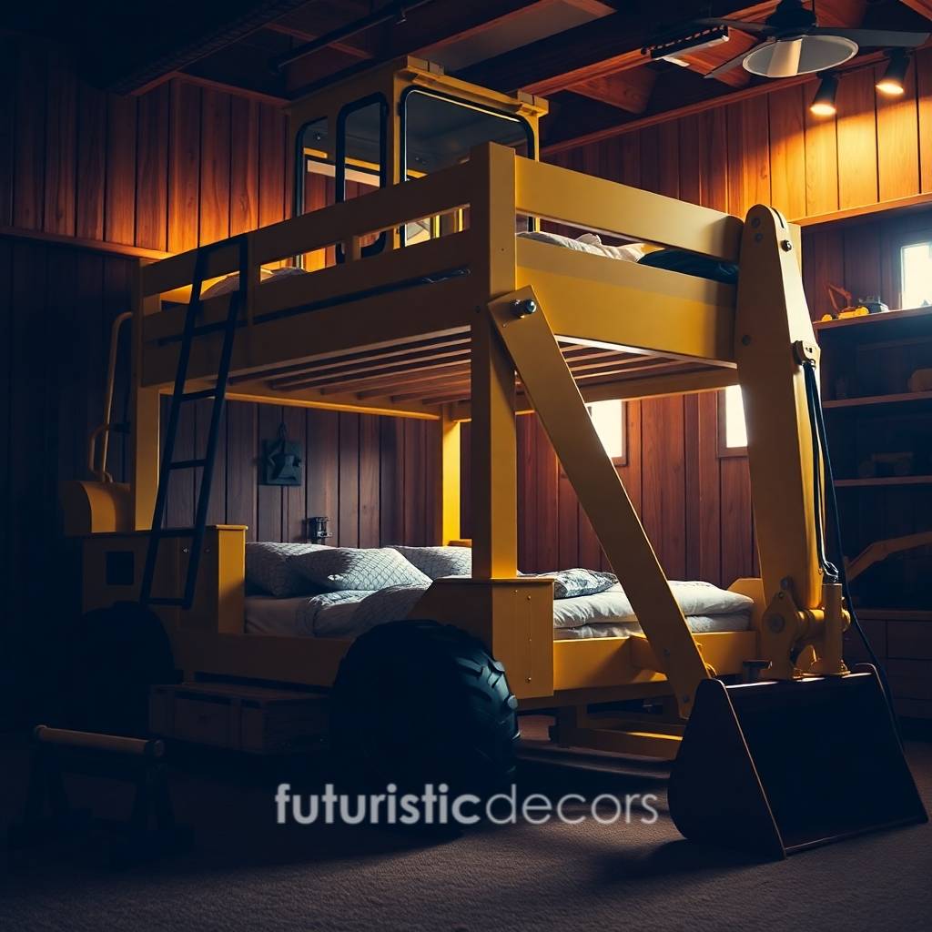 Heavy Equipment Bunk Bed