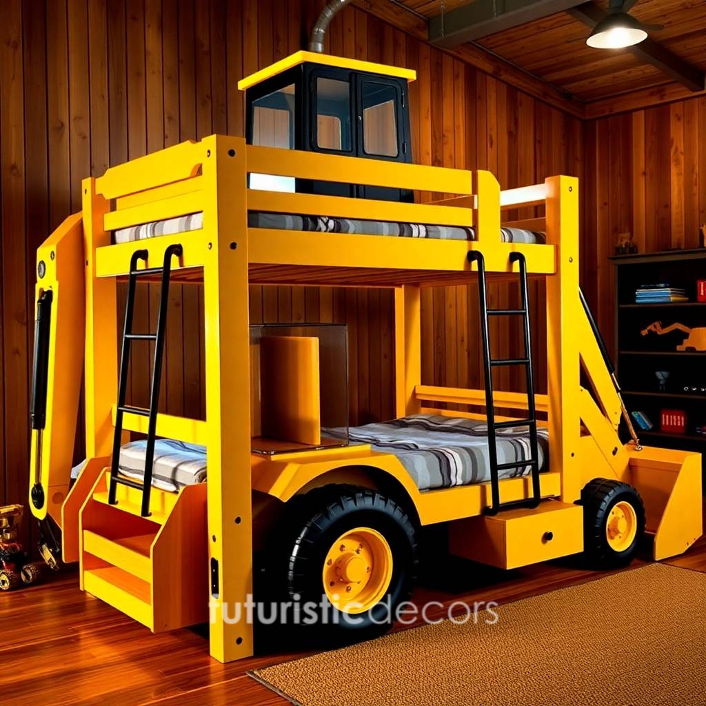 Heavy Equipment Bunk Bed