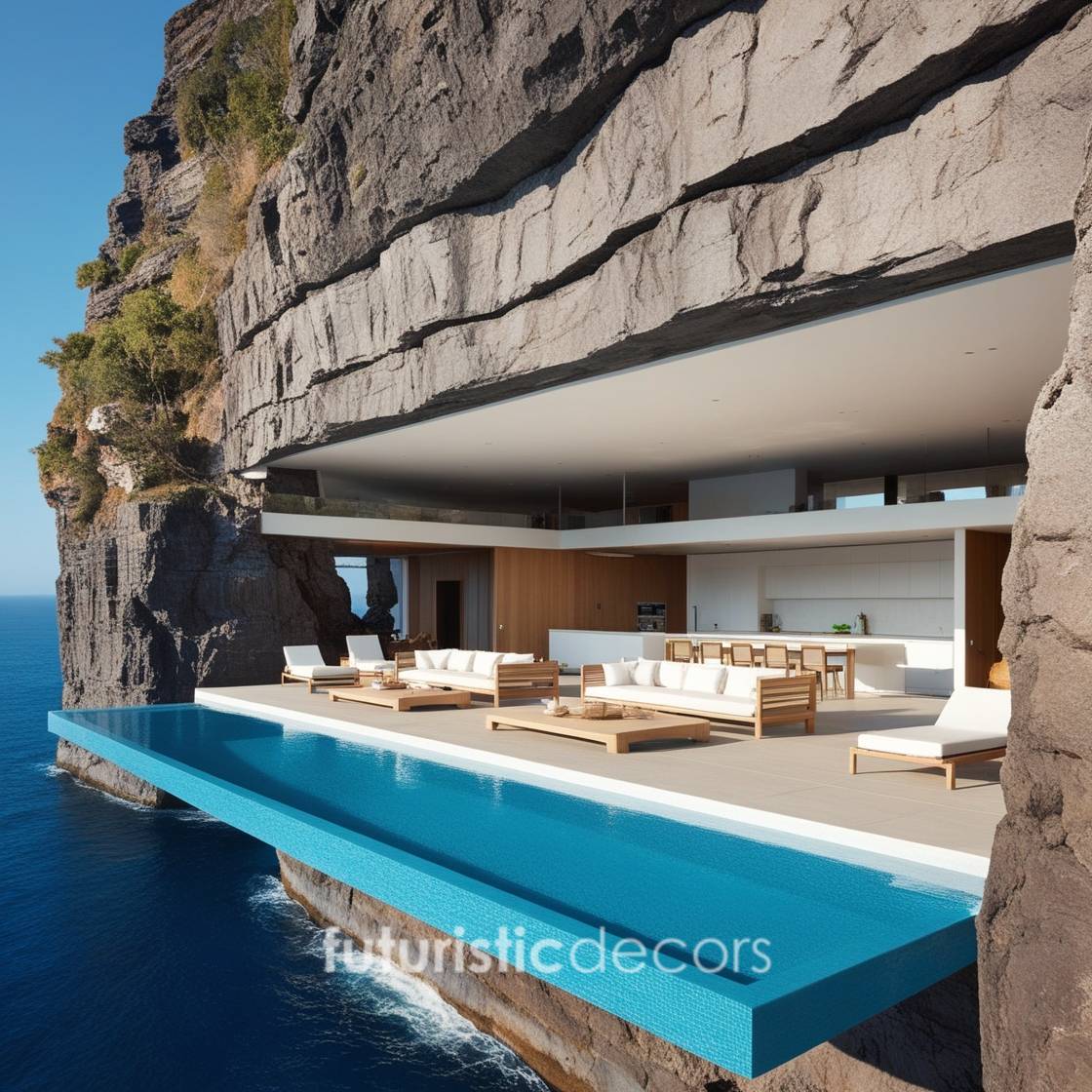 Villa In The Rock With A Dream View