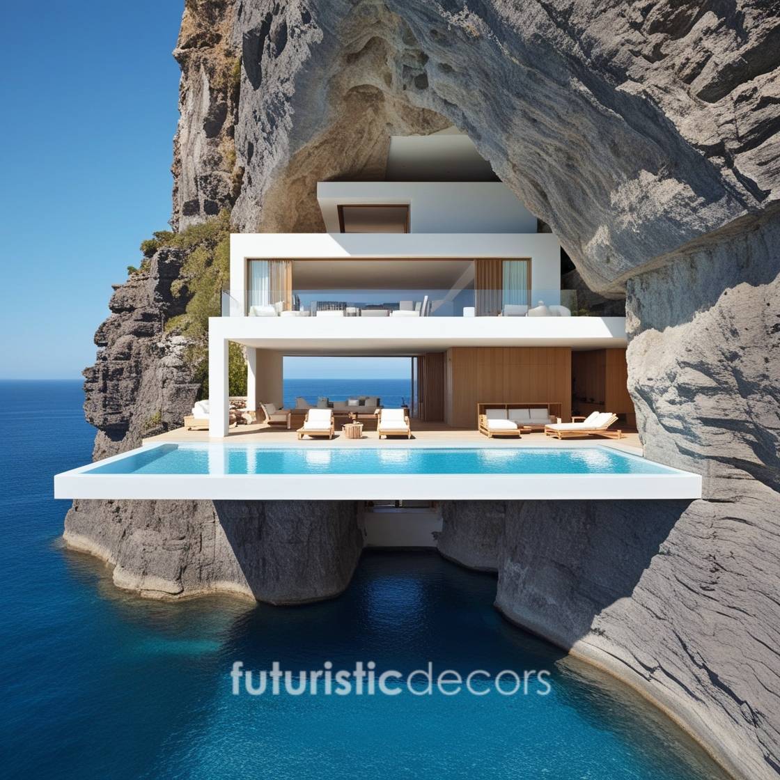 Villa In The Rock With A Dream View