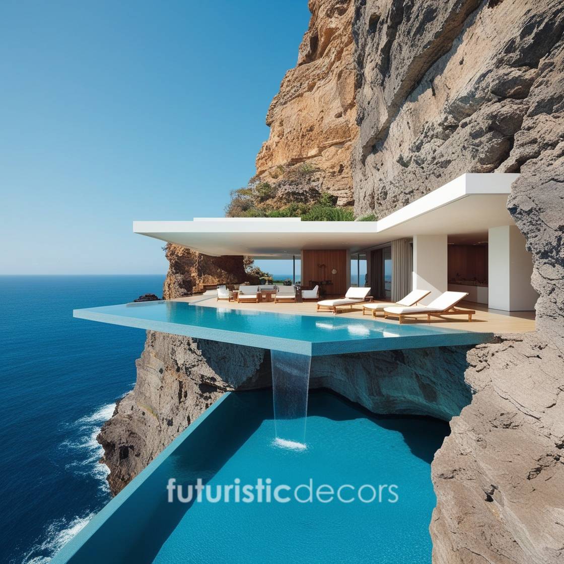 Villa In The Rock With A Dream View