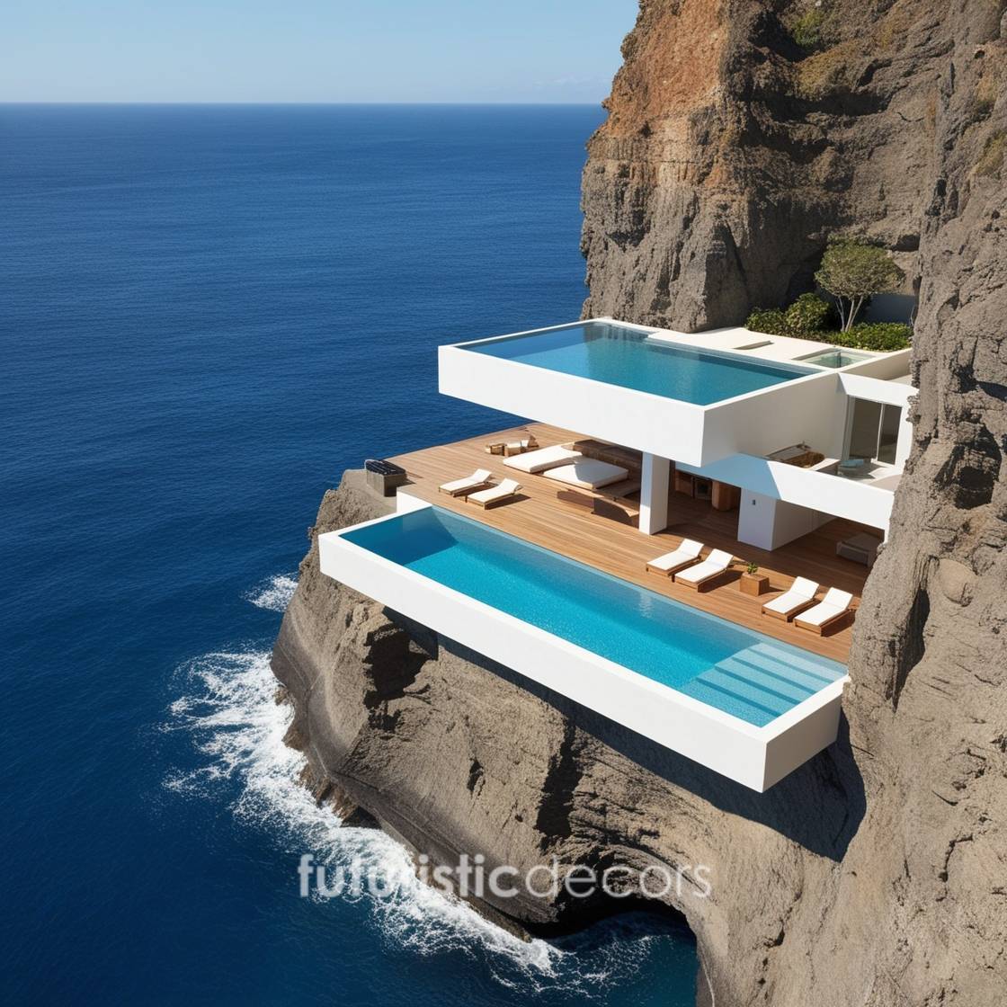 Villa In The Rock With A Dream View