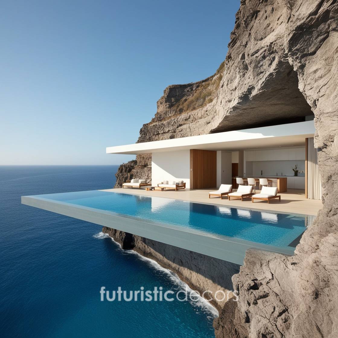 Villa In The Rock With A Dream View